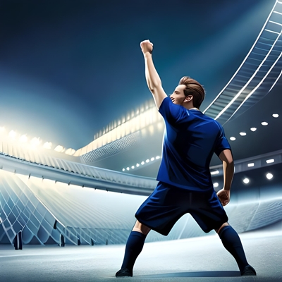 Um jogador de futebol que encontrou o método de vitória com o martingale